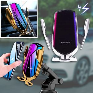 Kabelloses Smart-Phone-Ladegerät und Halterung für Autos | DELUXE