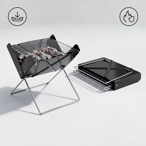 Tragbarer Holzkohlegrill | GRILLOMATE